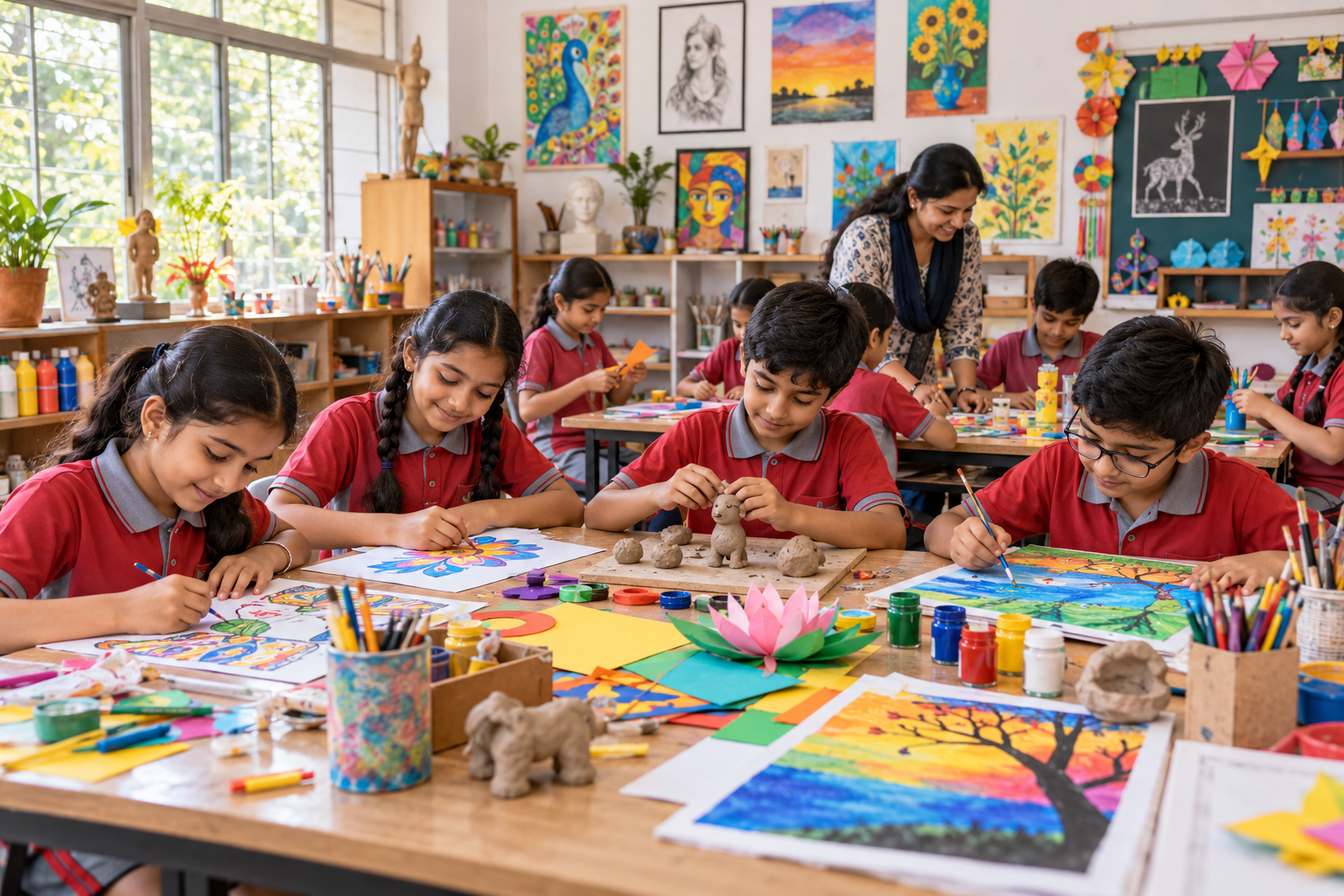 Drawing & Crafts at Dini International School